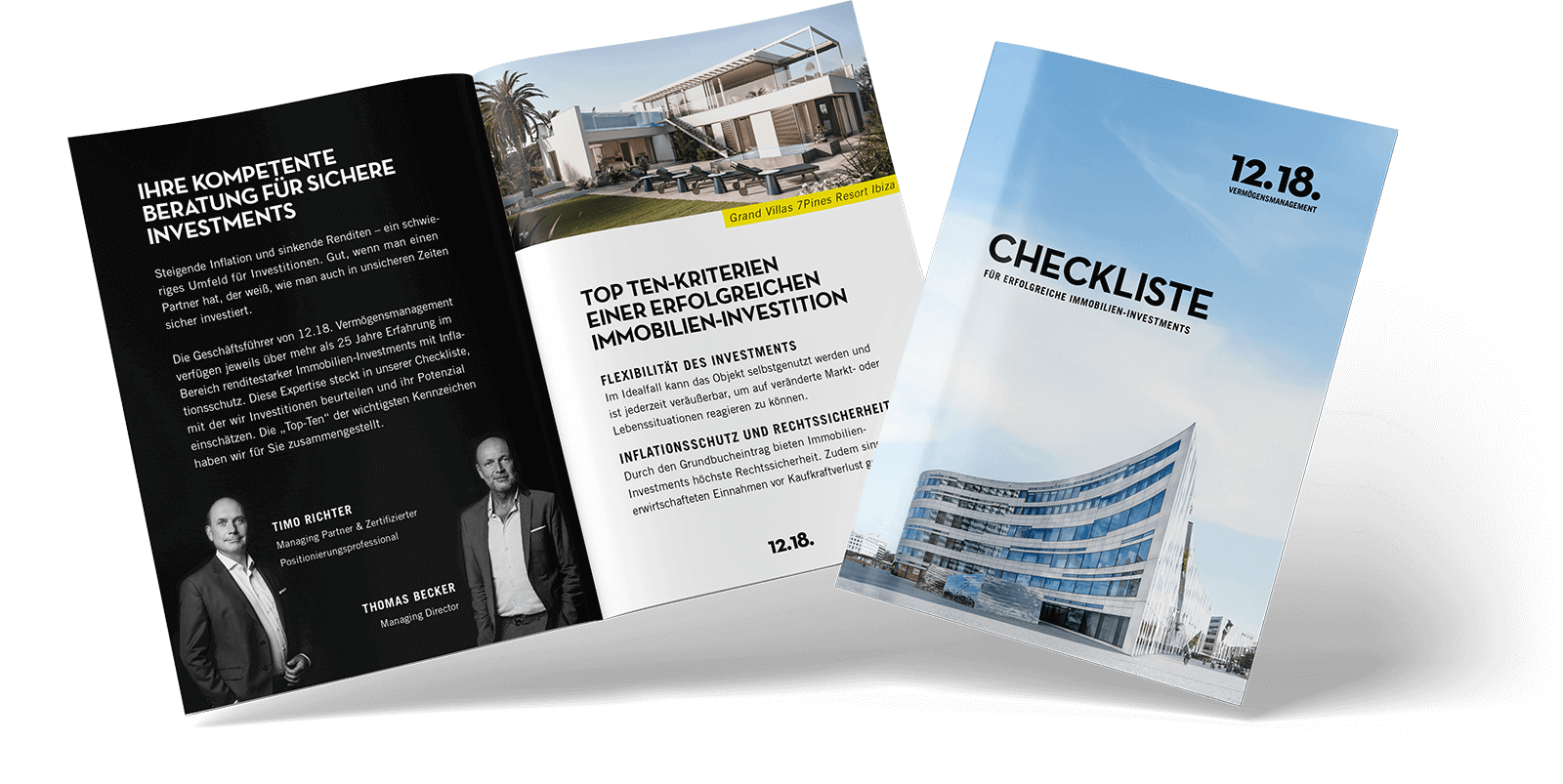 Ein Buch mit Text und Bildern. Top-Ten-Checkliste für eine erfolgreiche Immobilieninvestition. Komp